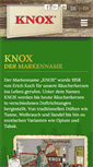 Mobile Screenshot of knox.de
